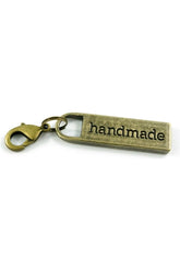 Zipper Pull "Handmade"